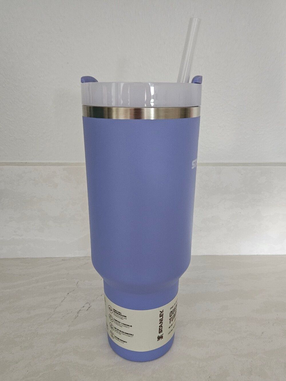 Stanley FlowState Lavender Quencher H2.0 Tumbler with Handle 40oz - Picture 4 of 10